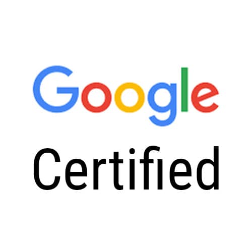 Google certified badge