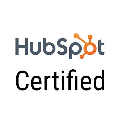 HubSpot certified badge